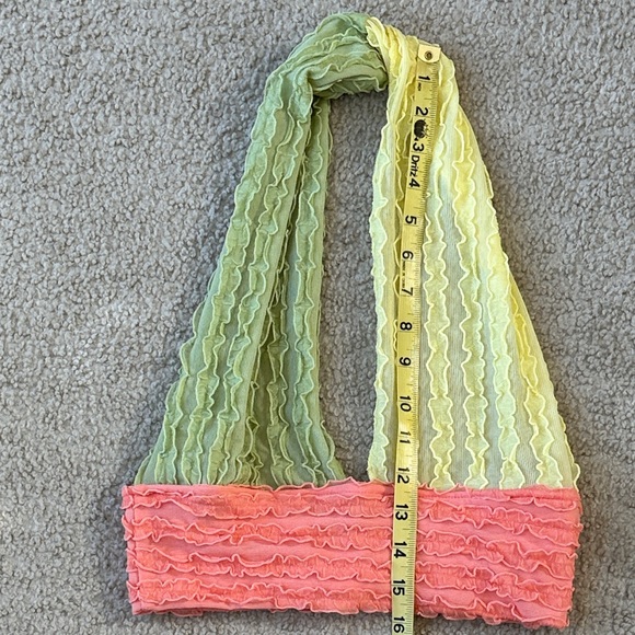 SHEIN Colorful Ruffled Halter Top - Picture 10 of 15